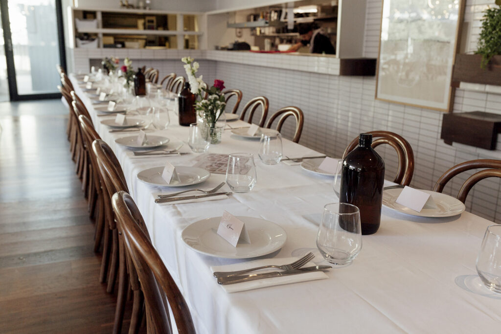Nini's Hawthorn wedding.  Restaurant for small intimate weddings. Elegant restaurants for a wedding in Melbourne.