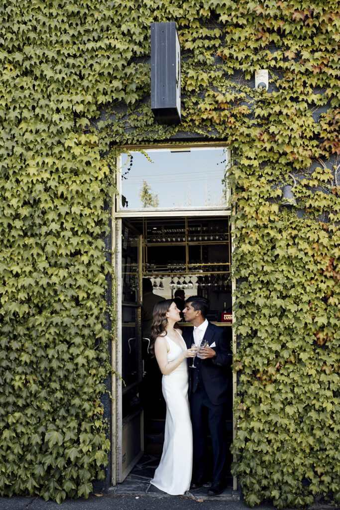 The village Grae Kew, small intimate wedding. Intimate wedding reception. Natural wedding photos. True colour wedding photography. 35mm wedding photography. Wedding photos with dogs.