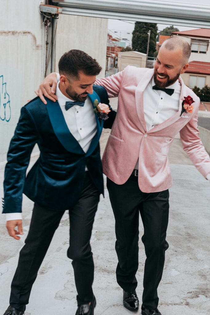 Post office Hotel in Coburg, small intimate restaurant for your wedding. Post office Hotel rooftop wedding photos