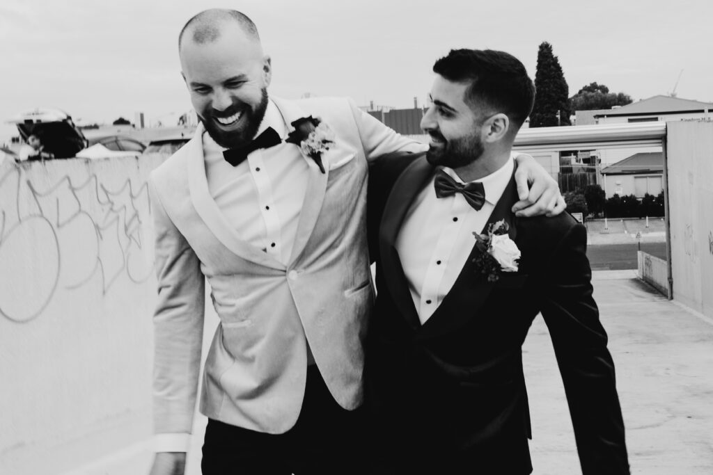 Post office Hotel in Coburg, small intimate restaurant for your wedding. Post office Hotel rooftop wedding photos