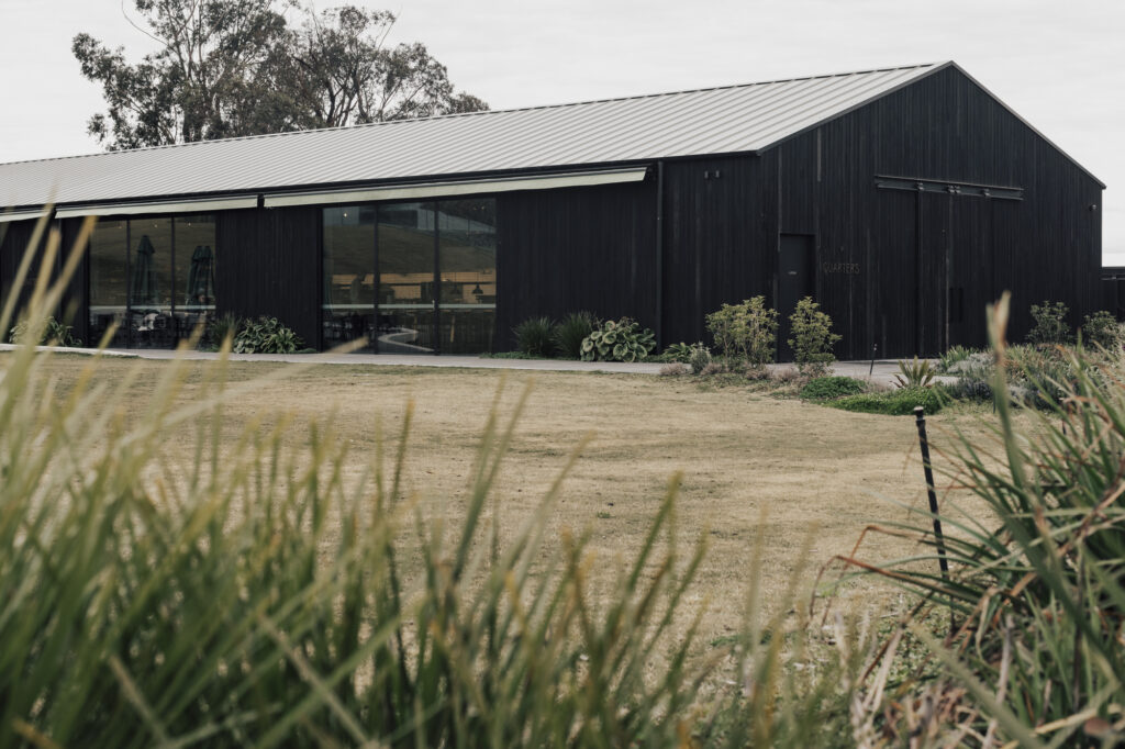 Yarra Valley Wedding at St Hubert's Estate, an image of quarters the casual dining restaurant.
