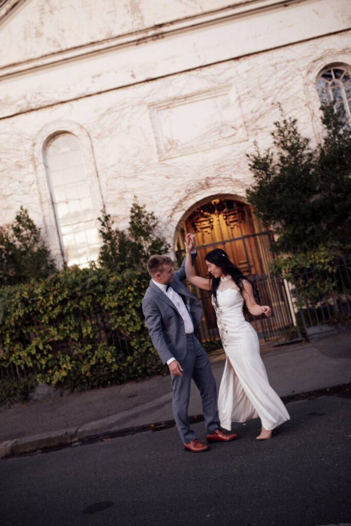 A Melbourne Elopement followed by a  Panama Dining Room Wedding