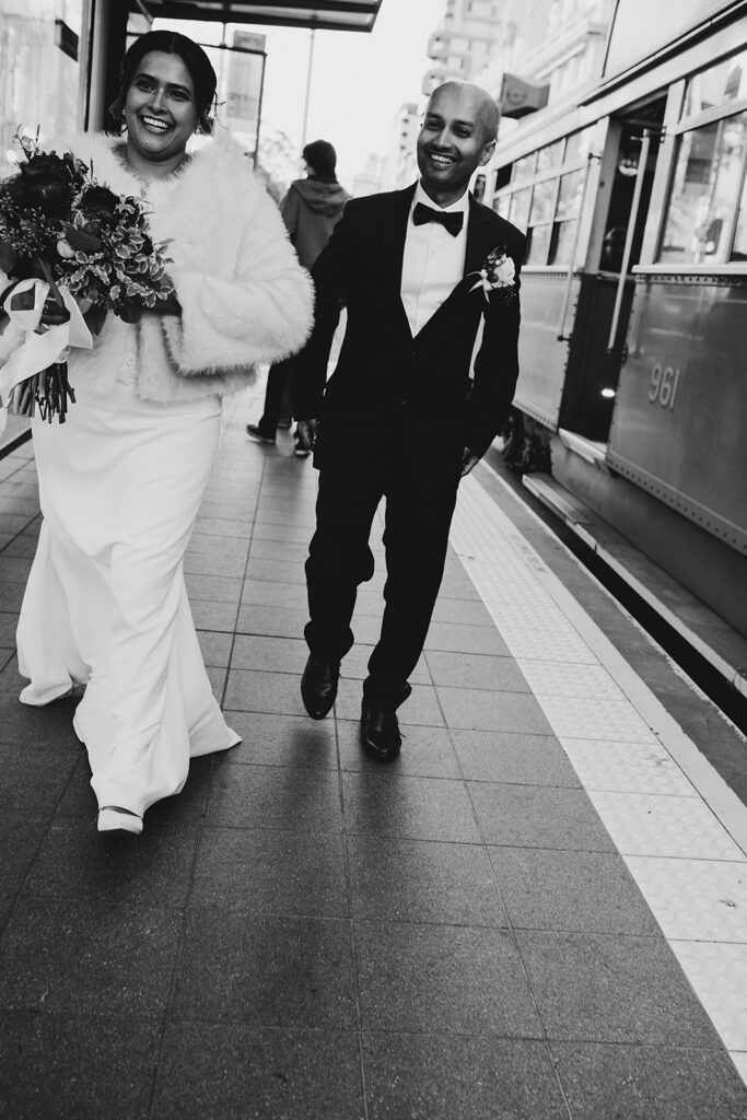 Victorian Marriage Registry Photos a gorgeous couple celebrating their marriage in the Melbourne city