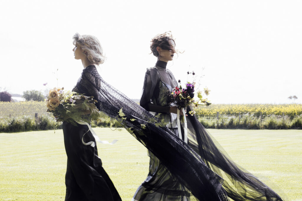 LGBTQI+ wedding in Macedon Ranges. Macedon ranges wedding photographer. Lesbian wedding in Dayelsford.