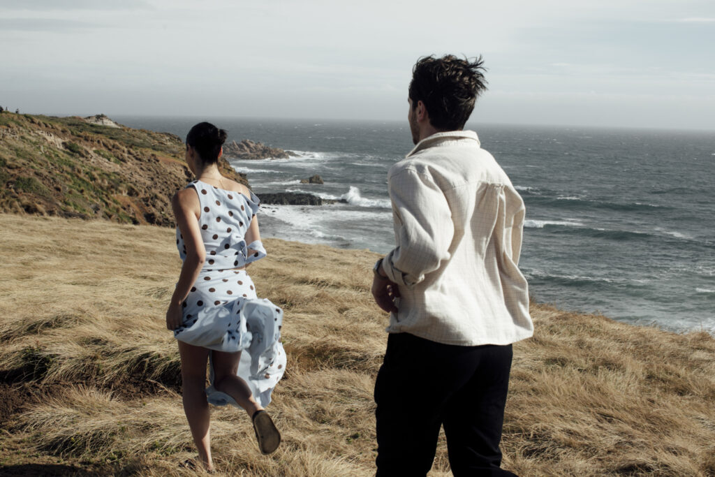Melbourne Proposal Photography, Phillip Island proposal. Engagement photos in Phillip Isnad. Phillip Island. Proposal in Melbourne. Cinimatic photography.