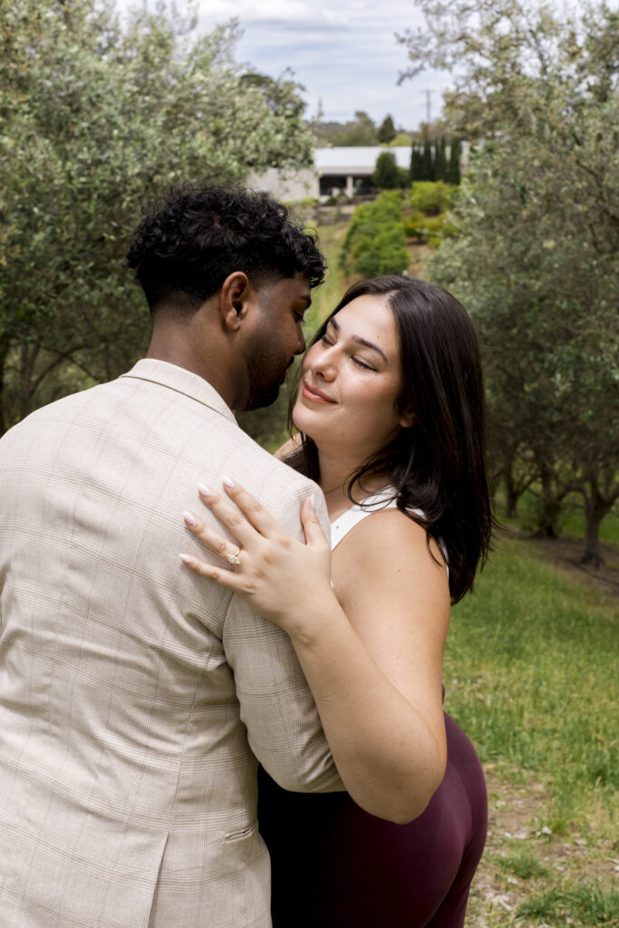 Melbourne Proposal Photography, Yarra Valley proposal. Engagement photos in Yarra Valley. Yarra Valley. Proposal in Melbourne. Cinimatic photography. Winery. pietro gallus estate