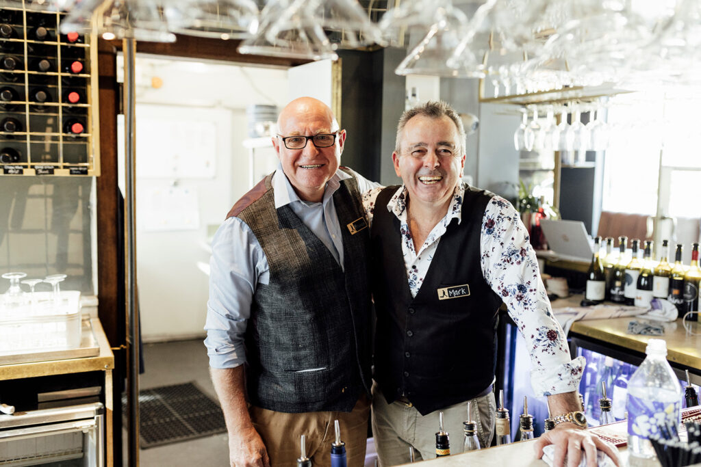 Mark and Franco the owners of the village Grae.