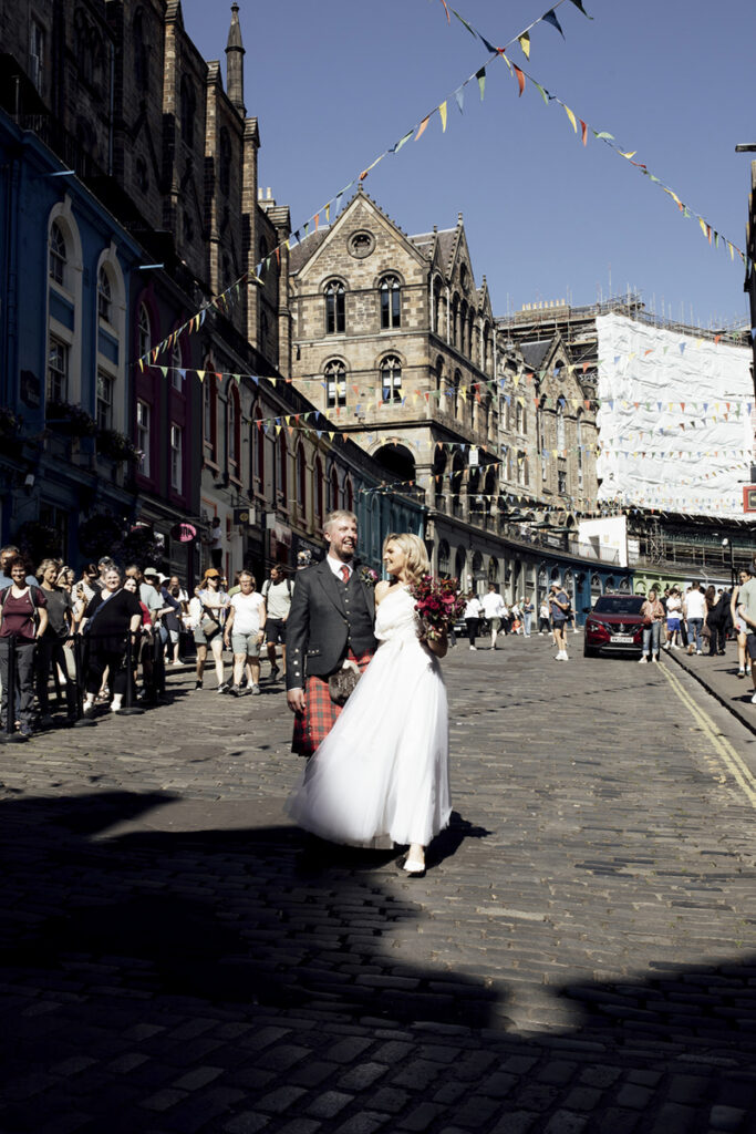 Edinbrugh wedding photo